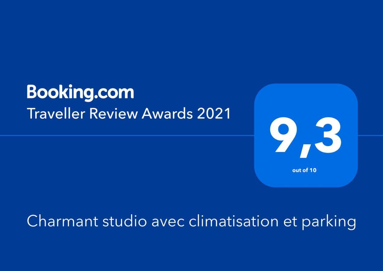 Charmant Studio Avec Climatisation Et Parking Perpignan Dış mekan fotoğraf