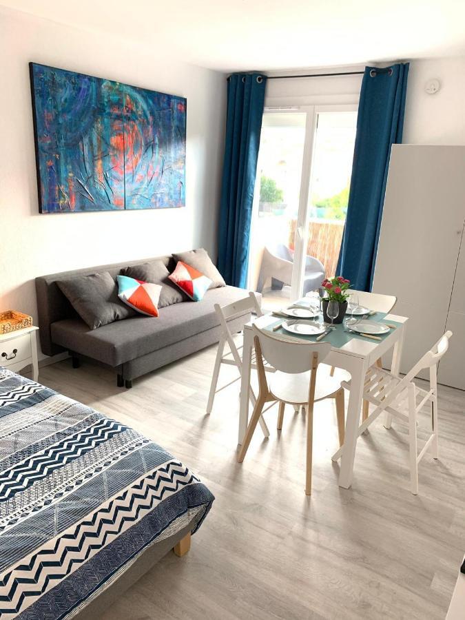 Charmant Studio Avec Climatisation Et Parking Perpignan Dış mekan fotoğraf